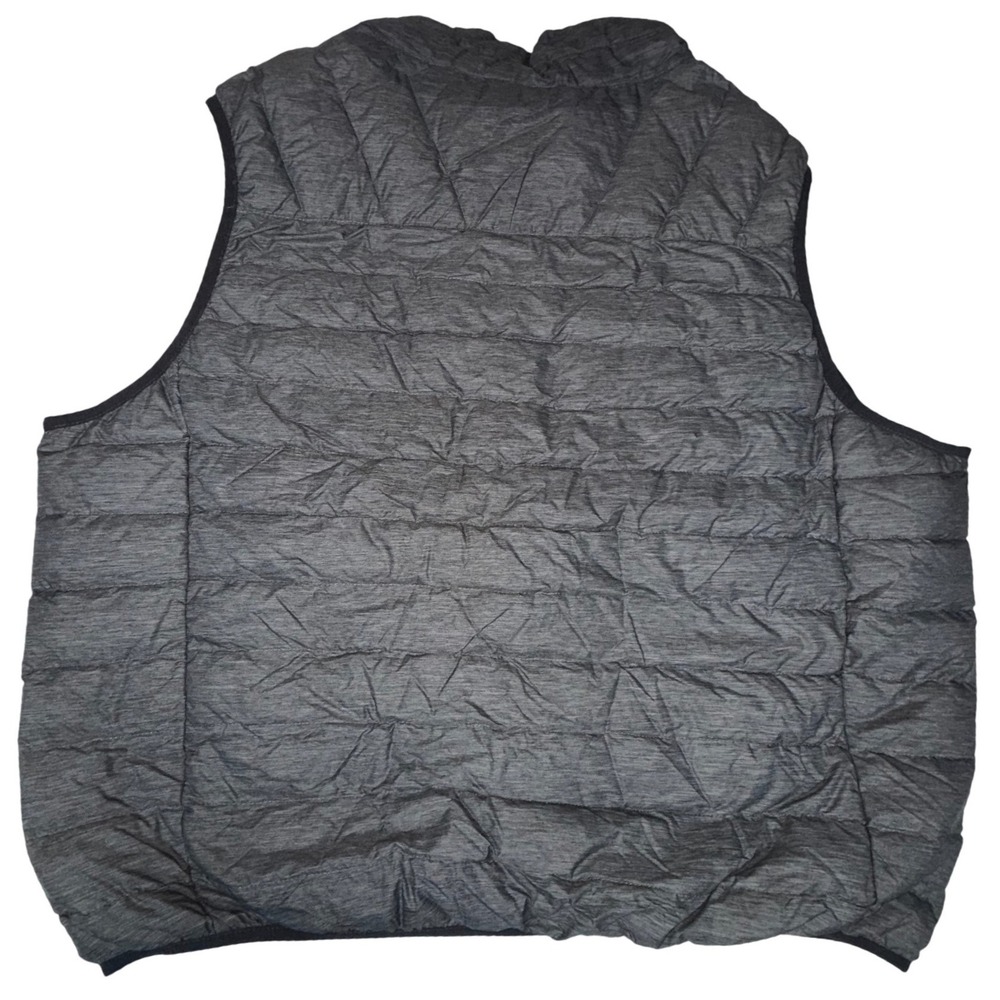 Hawke & Co Sport Down Puffer Vest Mens XXL Gray Full Zip Performance - Picture 3 of 8